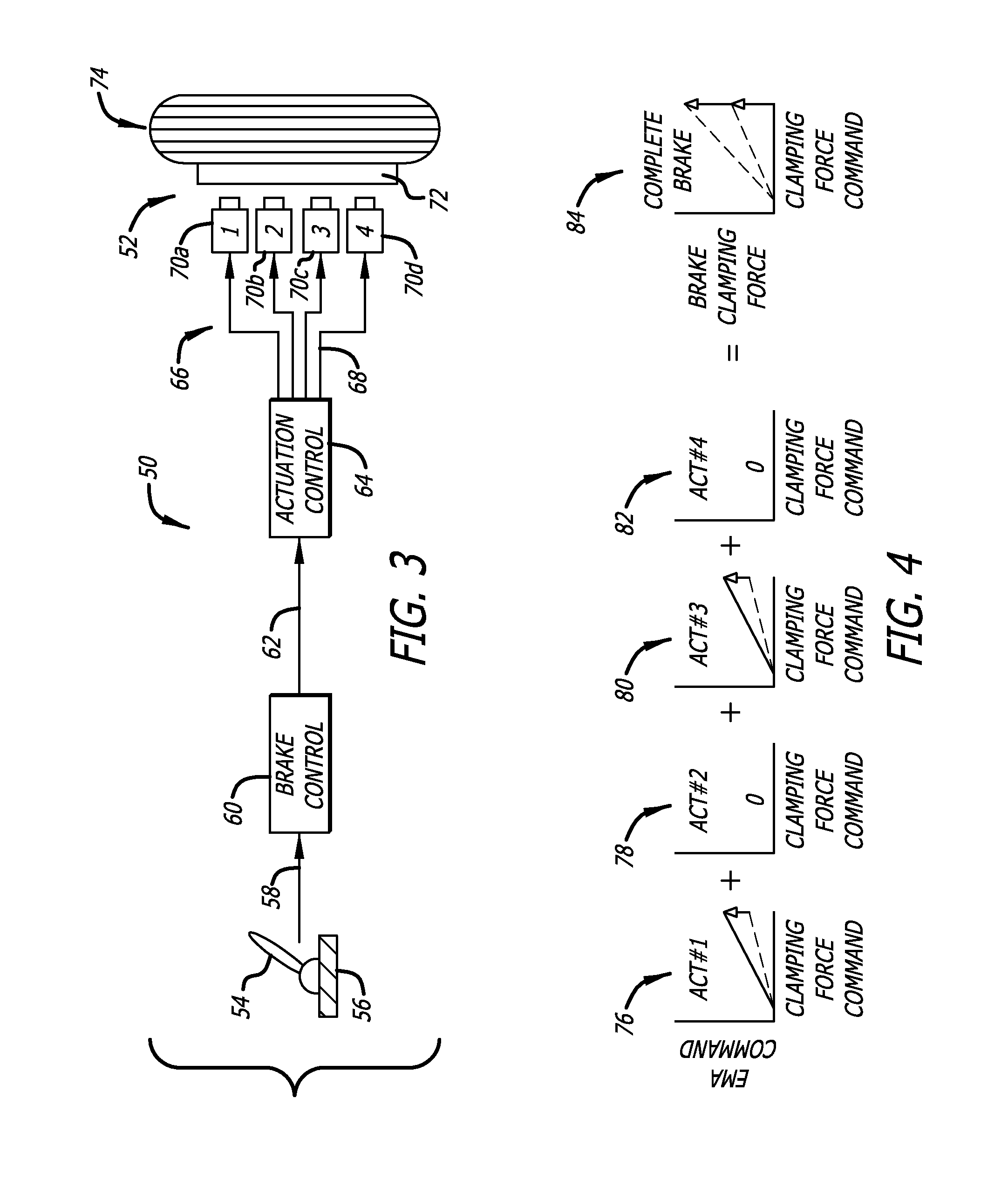 Electronic motor actuators brake inhibit for aircraft braking system