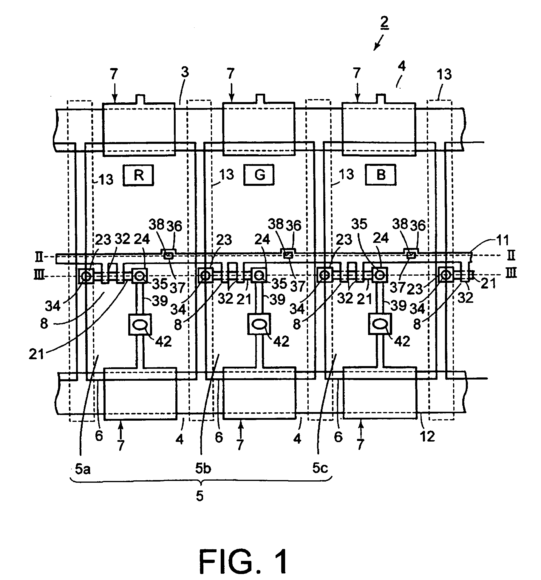 Semiconductor device, electronic circuit array substrate provided with the same and method of manufacturing the electronic circuit array substrate