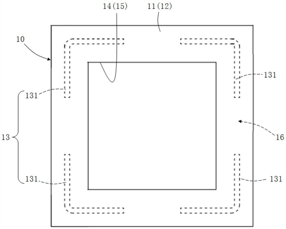 Low-frequency magnetite material unit structure and its combination device