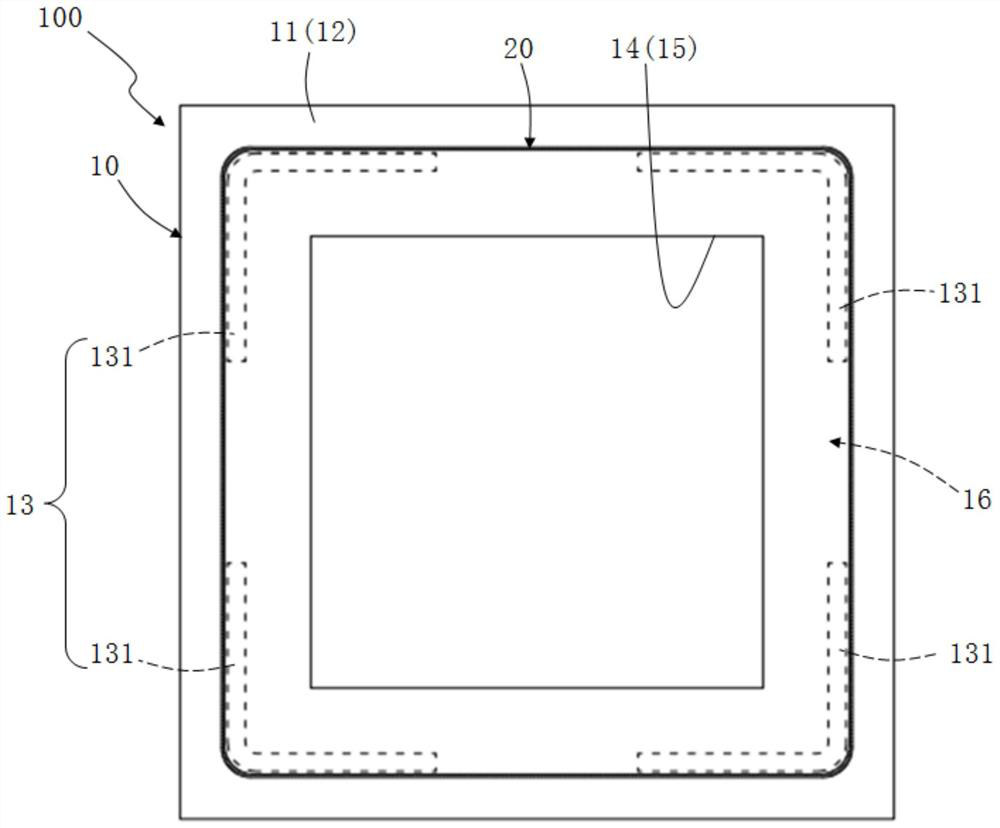 Low-frequency magnetite material unit structure and its combination device