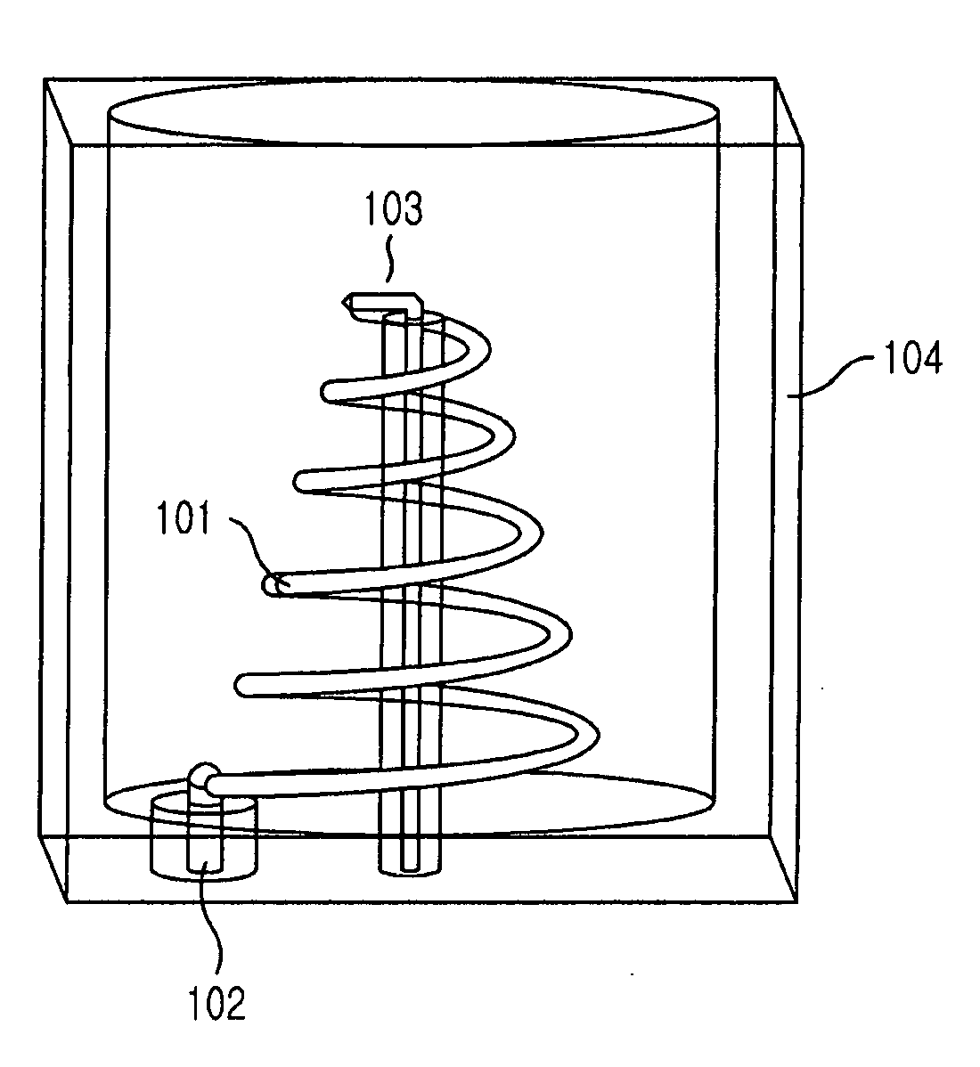 Circular polarized helical radiation element and its array antenna operable in TX/RX band