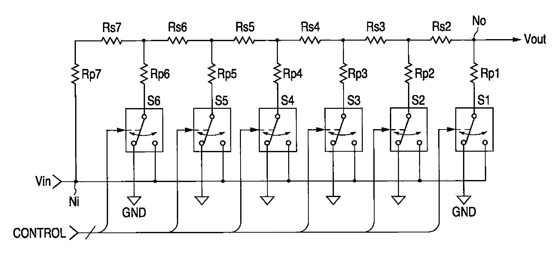 Integrated digitally controlled linear-in-decibels attenuator