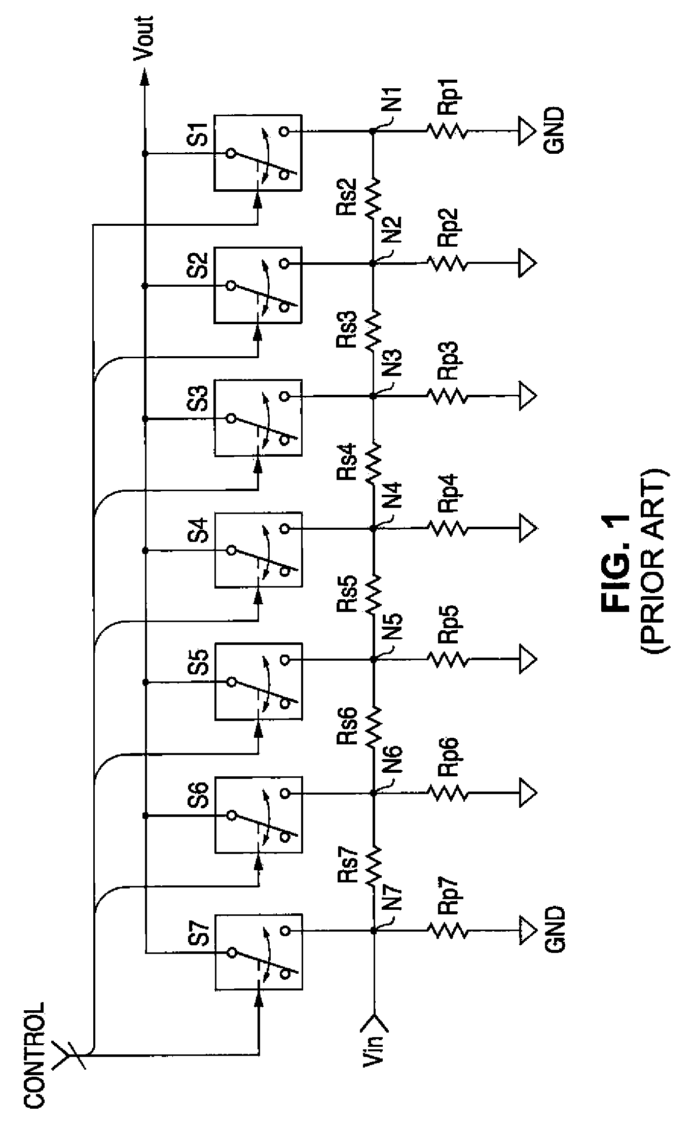 Integrated digitally controlled linear-in-decibels attenuator