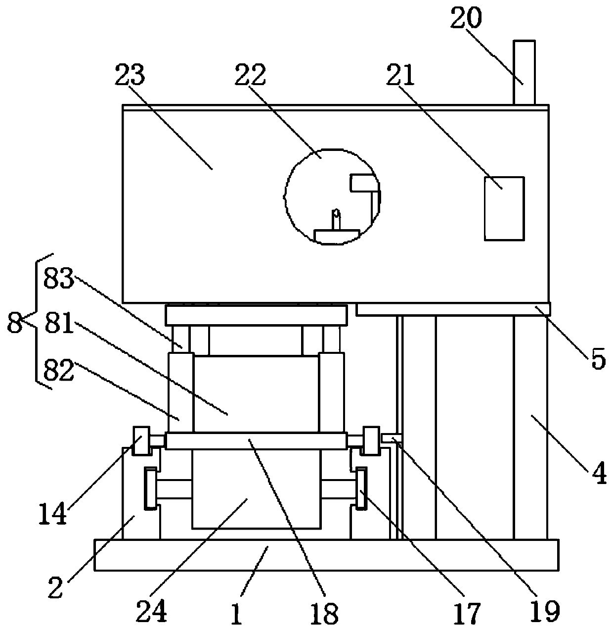 Noise testing device for speed reducer