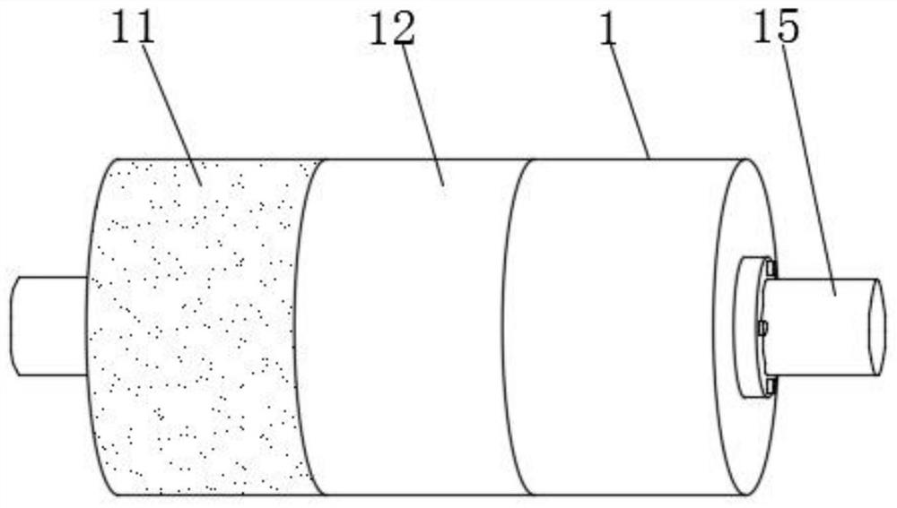 Laminated steel film pressing roller