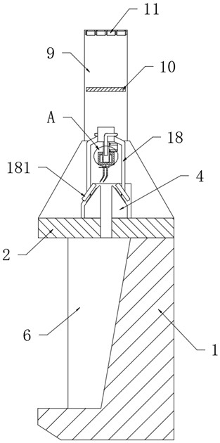 Embroidery process imitating device of computerized flat knitting machine