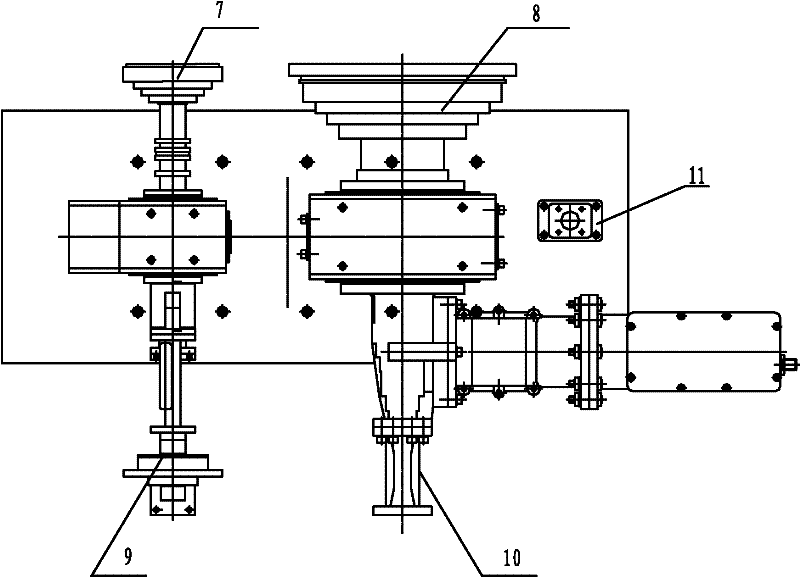 Feed source device capable of realizing antenna C/Ku band switching and method thereof