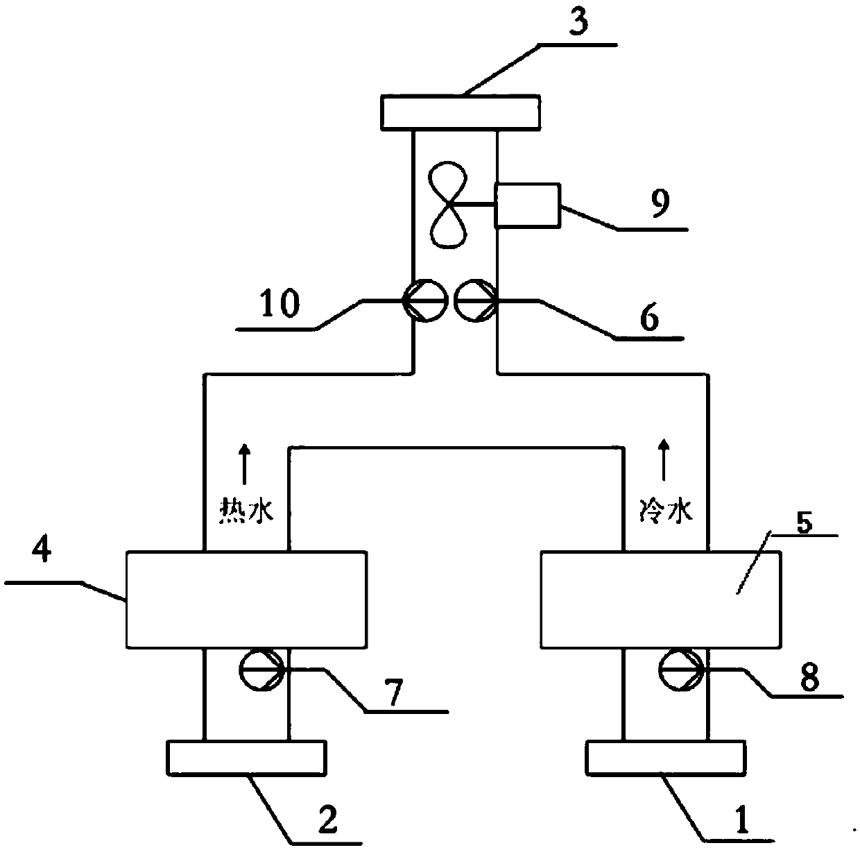 Intelligent constant temperature and pressure water mixer for bathing, and control method thereof