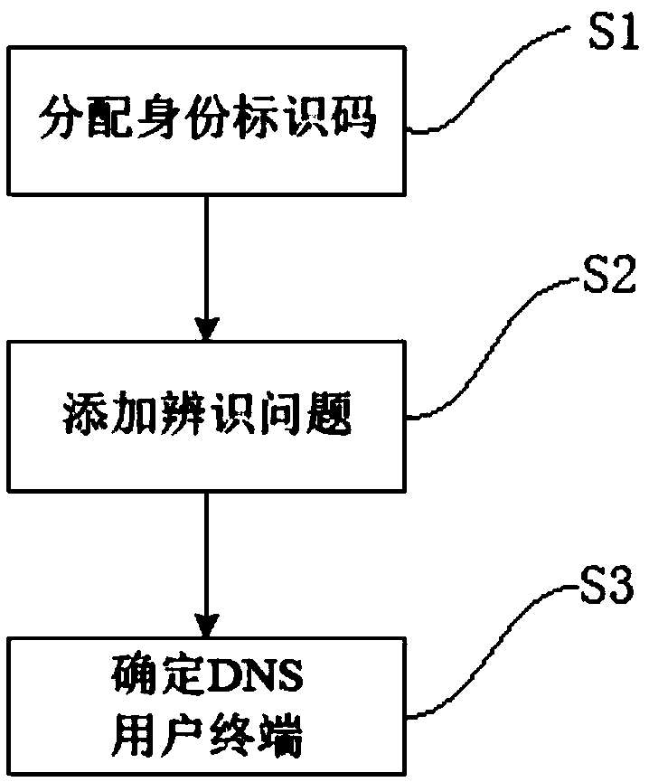 Method and system for distinguishing DNS users