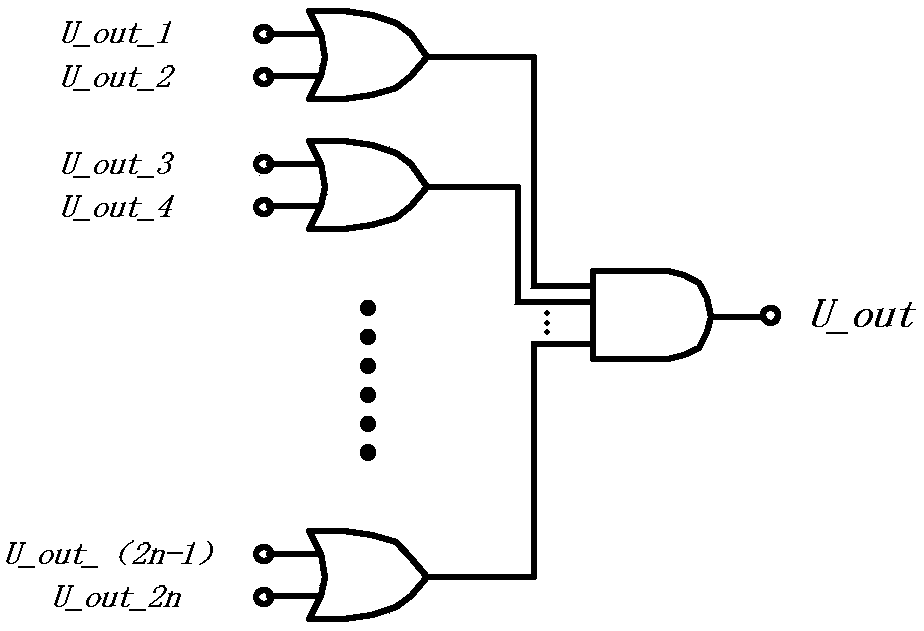 Multi-stage input logic judging circuit