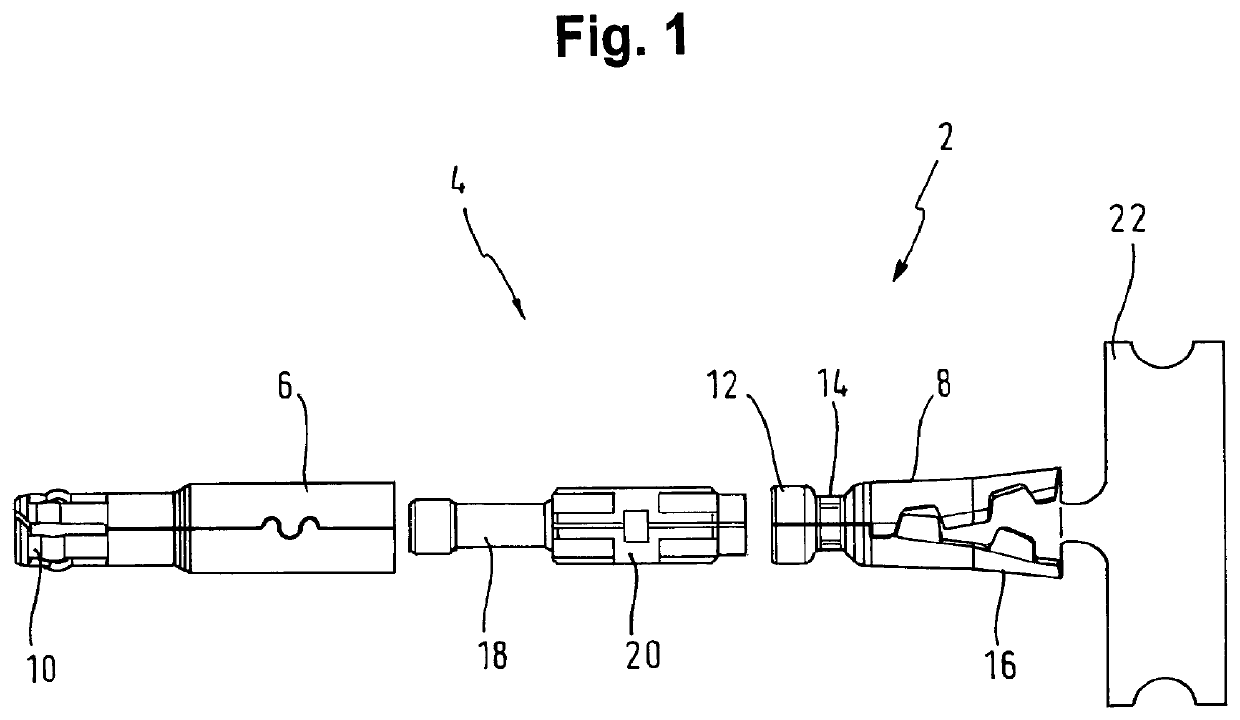 Outer conductor arrangement for a coaxial plug connector