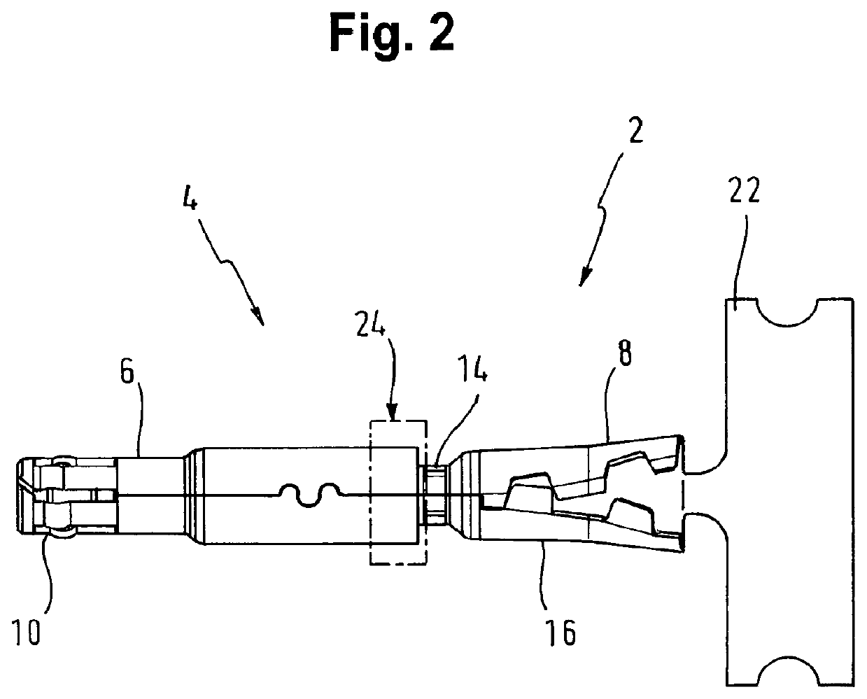 Outer conductor arrangement for a coaxial plug connector