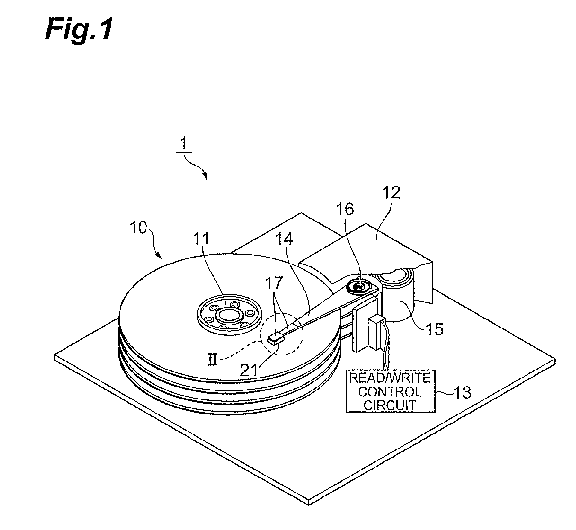 Thermally assisted magnetic head, head gimbal assembly, and hard disk drive