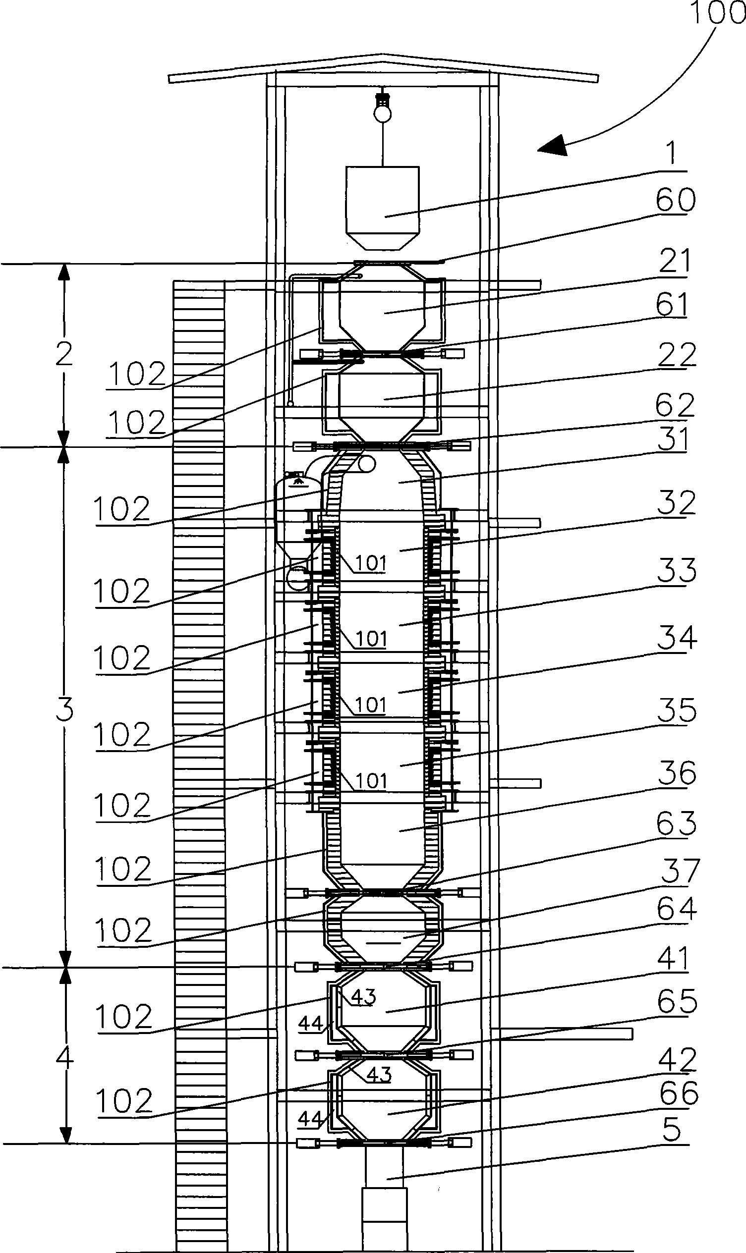 Method for electrical heating continuous coal pyrogenation coking and coking furnace thereof