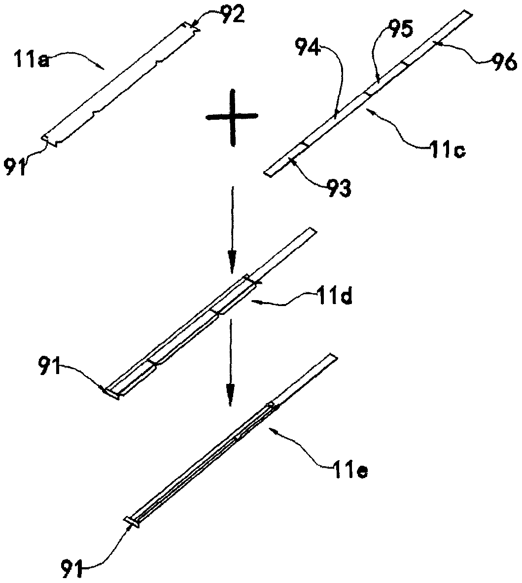 Manufacturing method and production process of leather shell surrounding frame box type