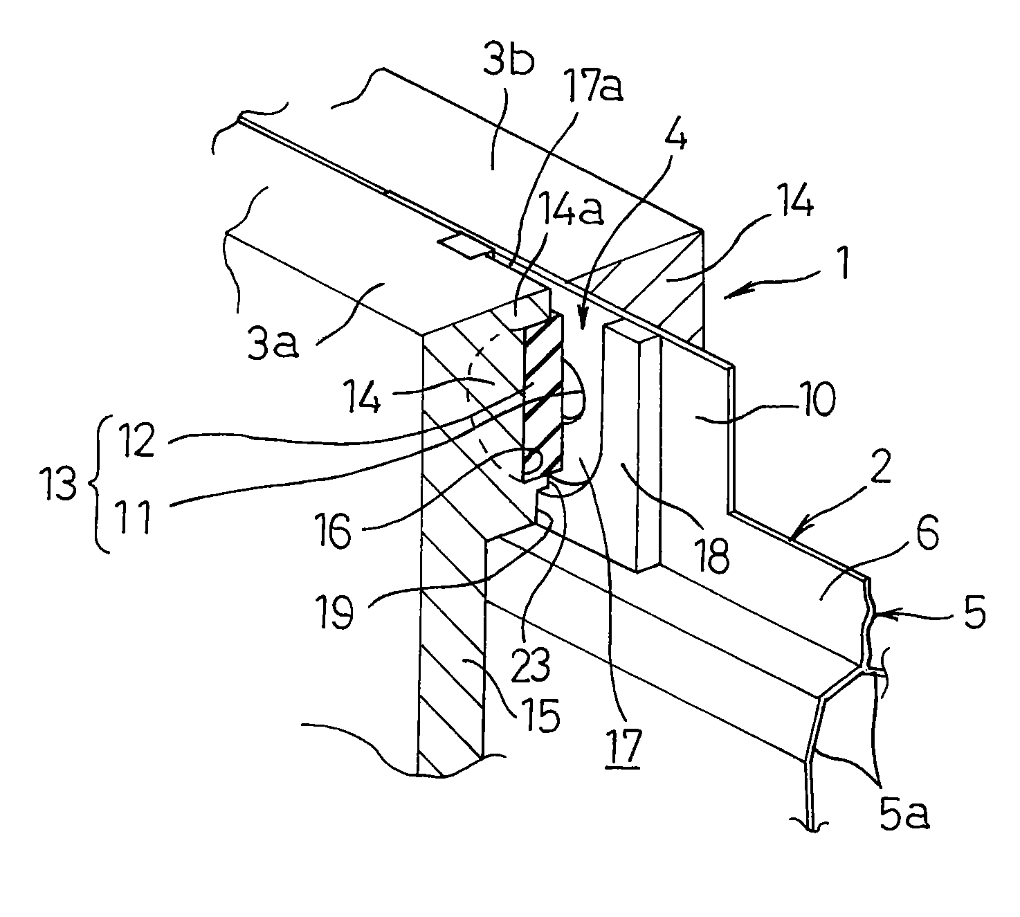 Safety mechanism for liminate battery