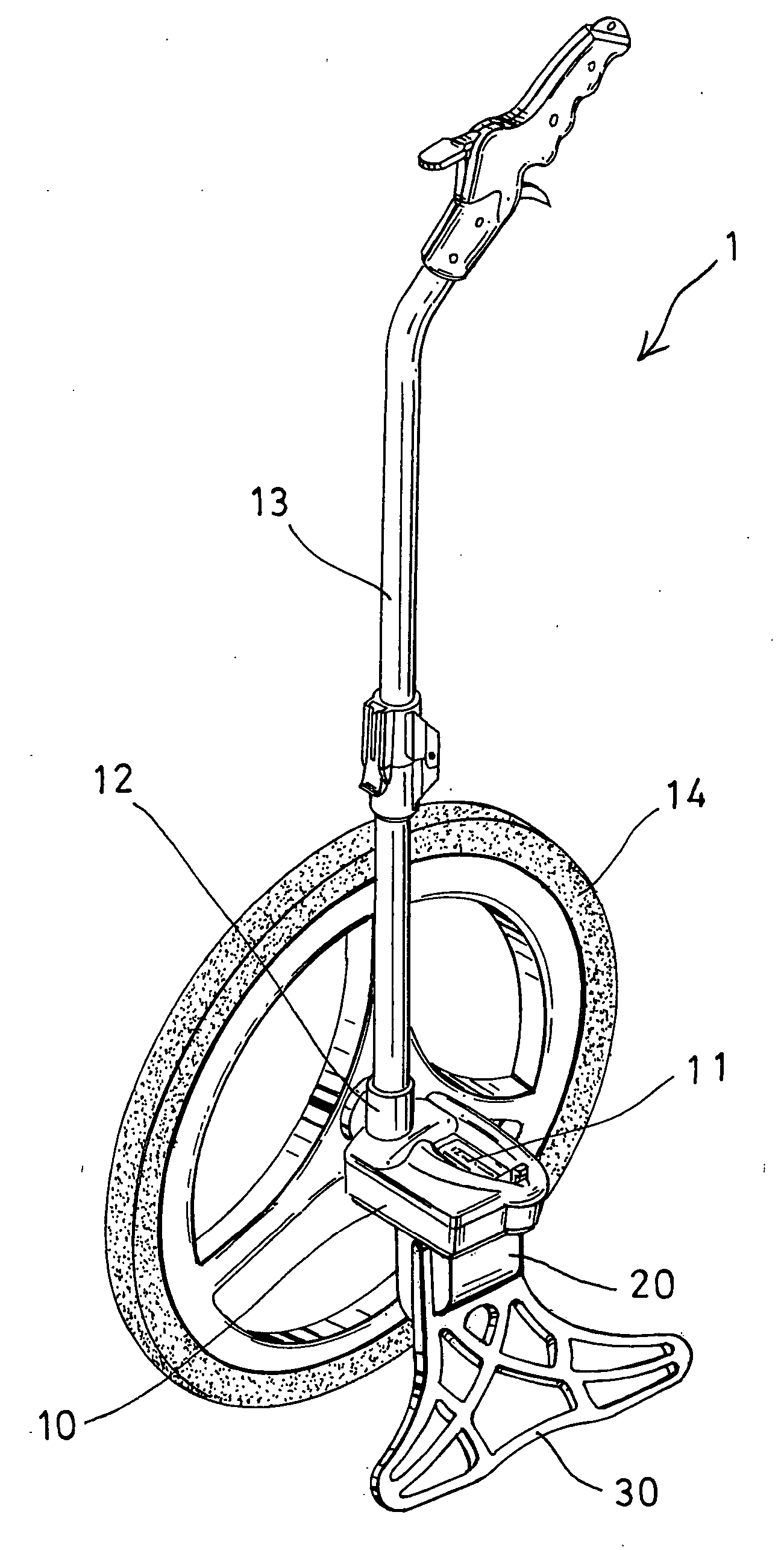 Wheeled distance measuring device