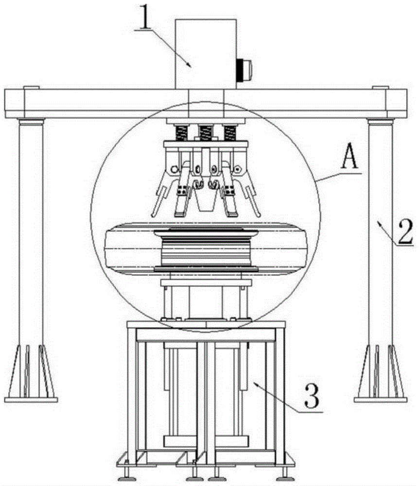 Novel tire press-fit machine