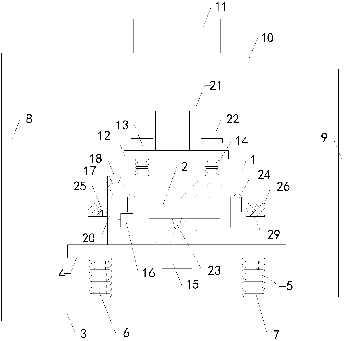 Tool mold for high-speed railway part casting