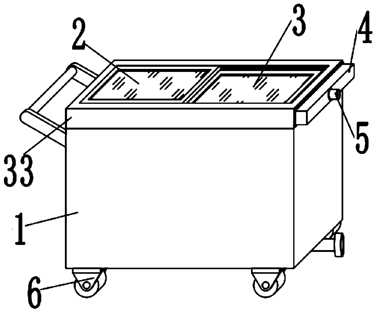 Refrigerator box with deicing function