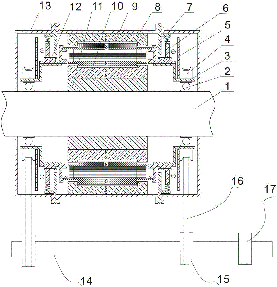 A permanent magnet motor