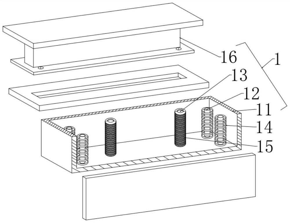 Damping device for BIM-based fabricated constructional engineering