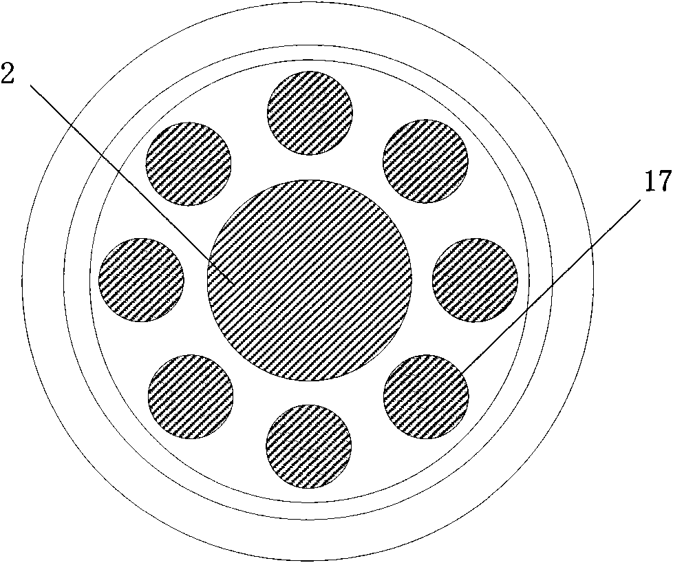 Rotating body surface non-contact icing detector