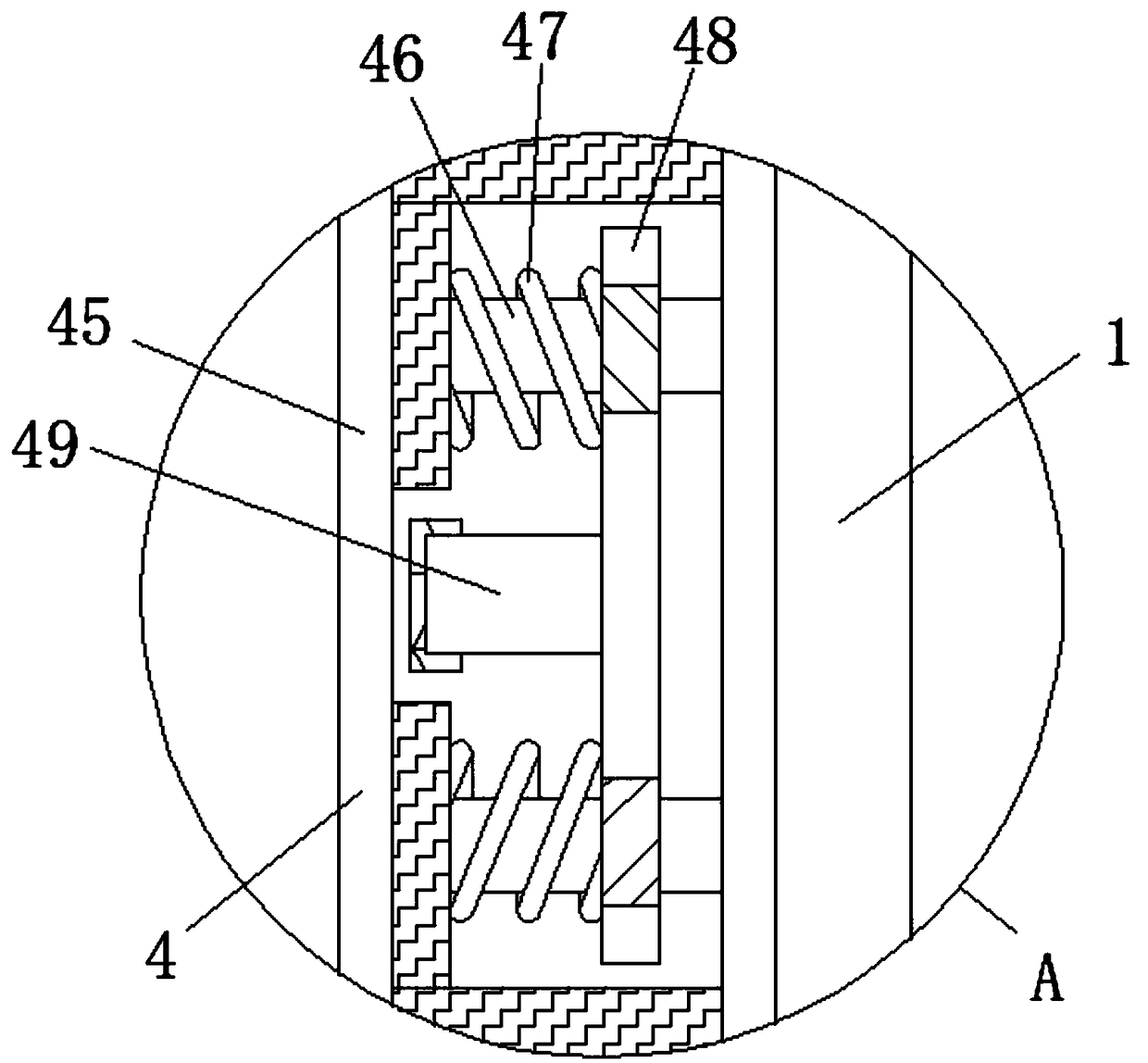 Split integrated stove convenient to use