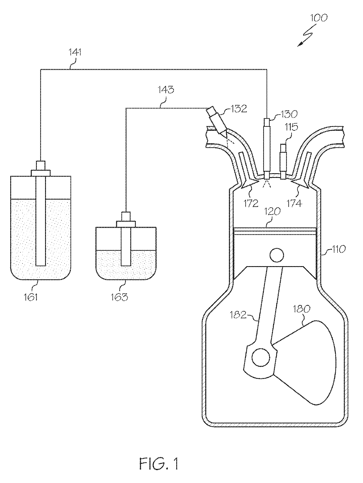 Internal combustion engines which utilize multiple fuels and methods for the operation of such