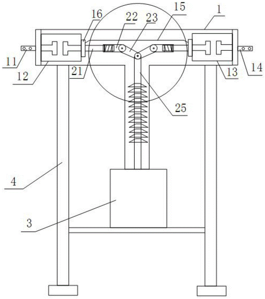 High-voltage double-break circuit breaker