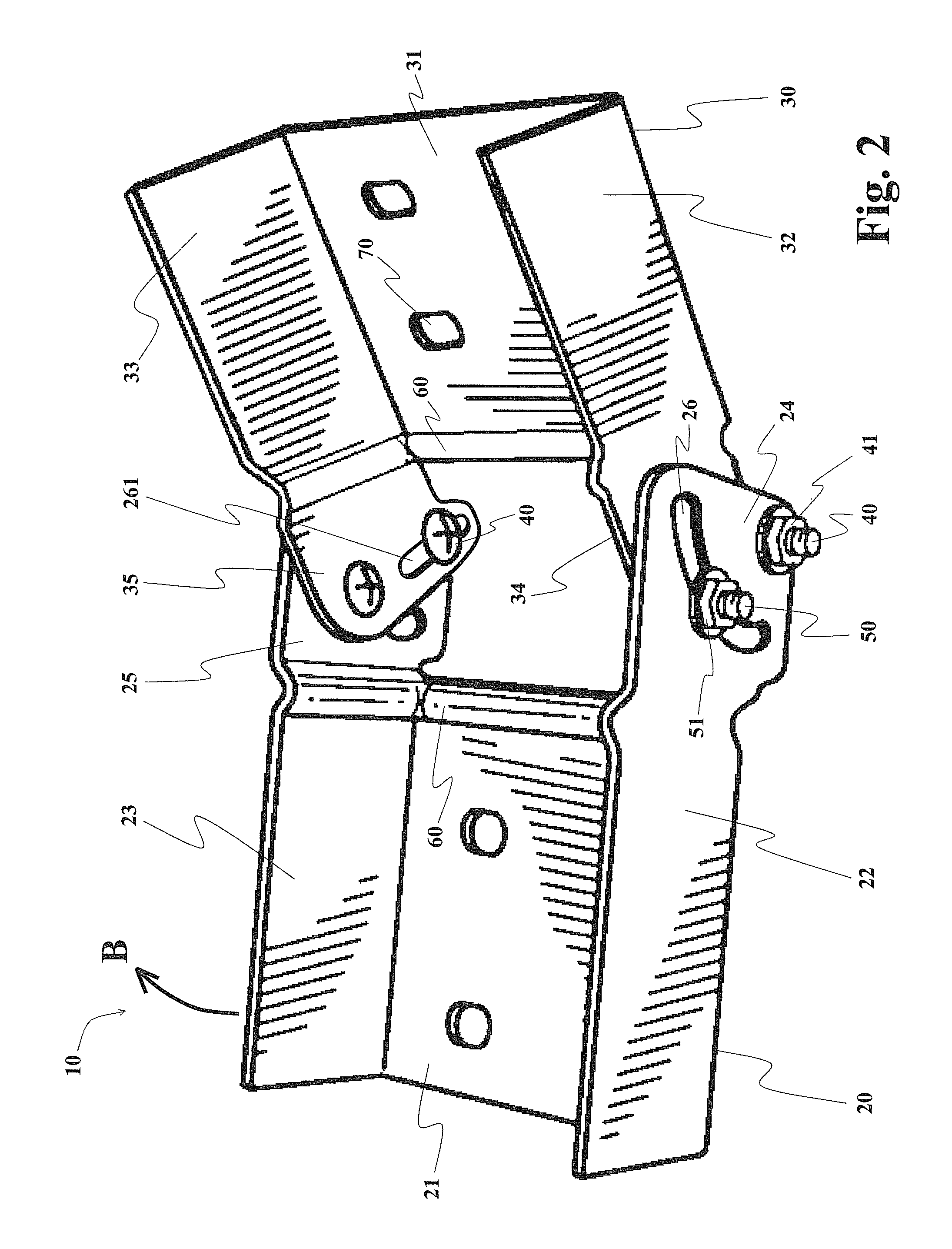 Adjustable cable tray joint