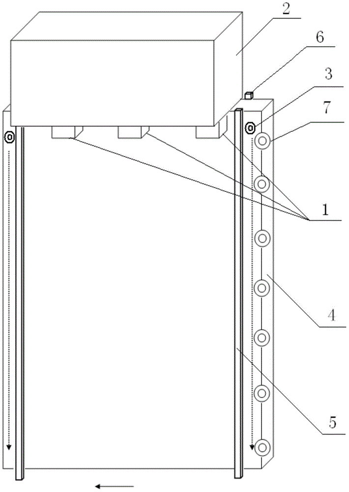 Method for longitudinally cutting side board of liquid crystal glass base plate