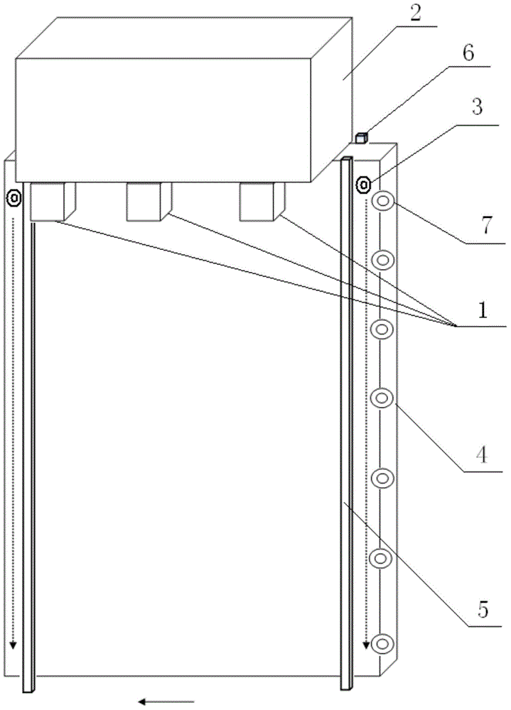 Method for longitudinally cutting side board of liquid crystal glass base plate