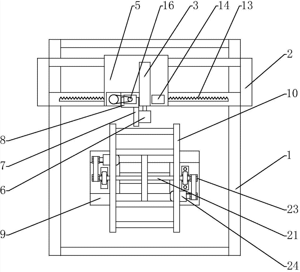 Three-dimensional laser cutting machine in five-axis linkage