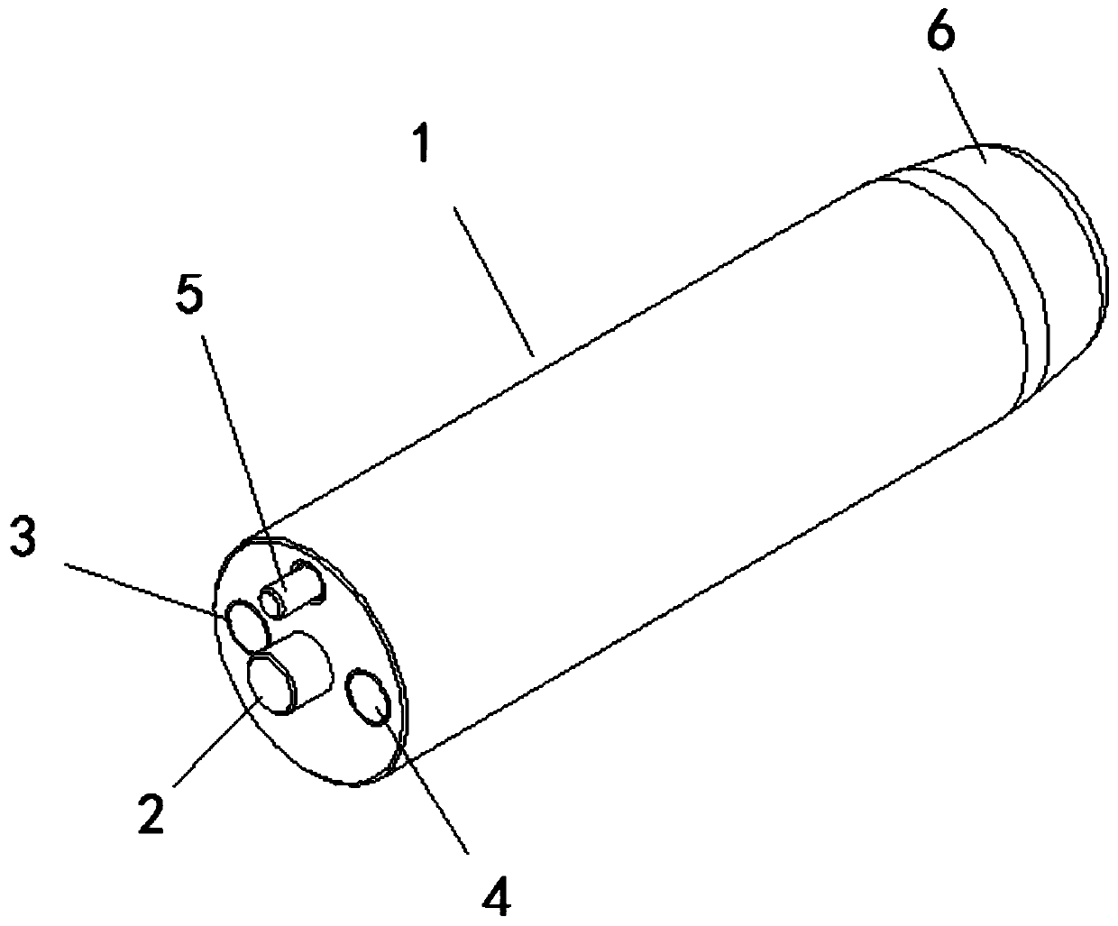 Engine camshaft guide rod assembly with attraction function