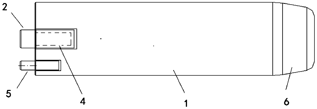 Engine camshaft guide rod assembly with attraction function