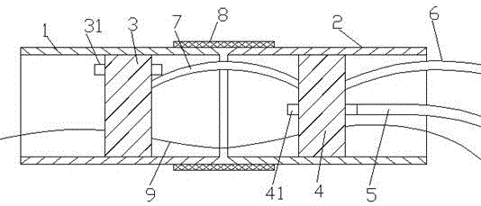 Pipeline welding argon filling device