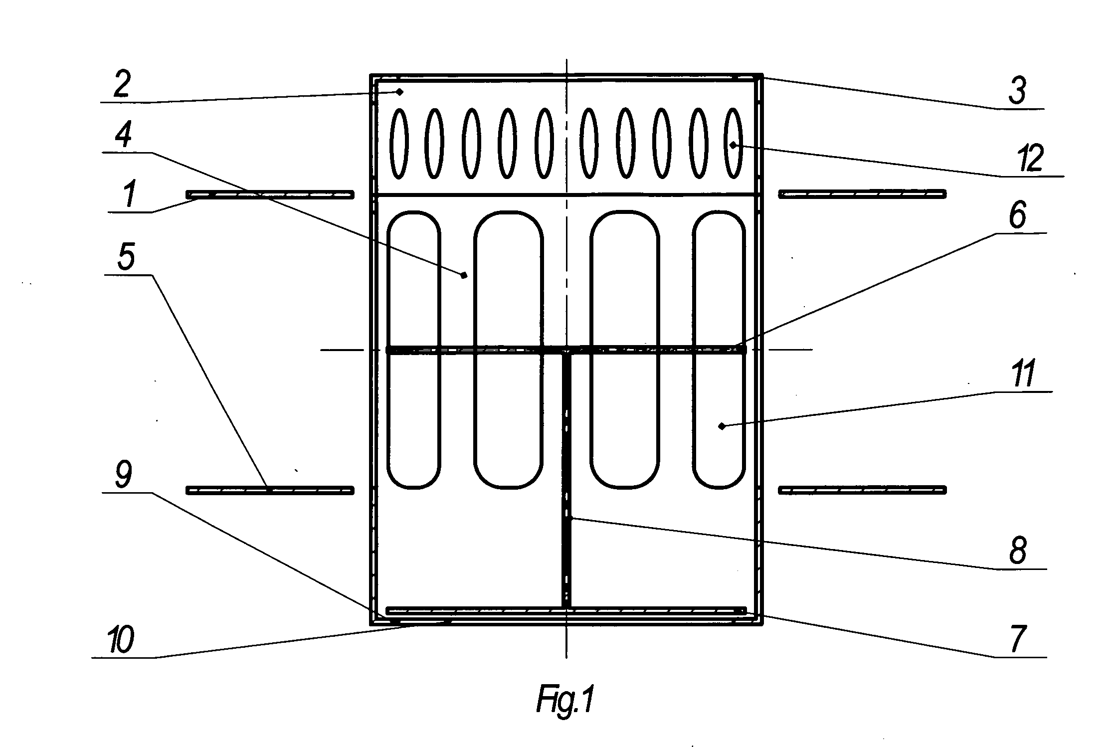 Mass-exchange contact device