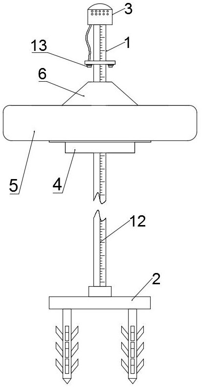 Water level monitoring device for water conservancy project