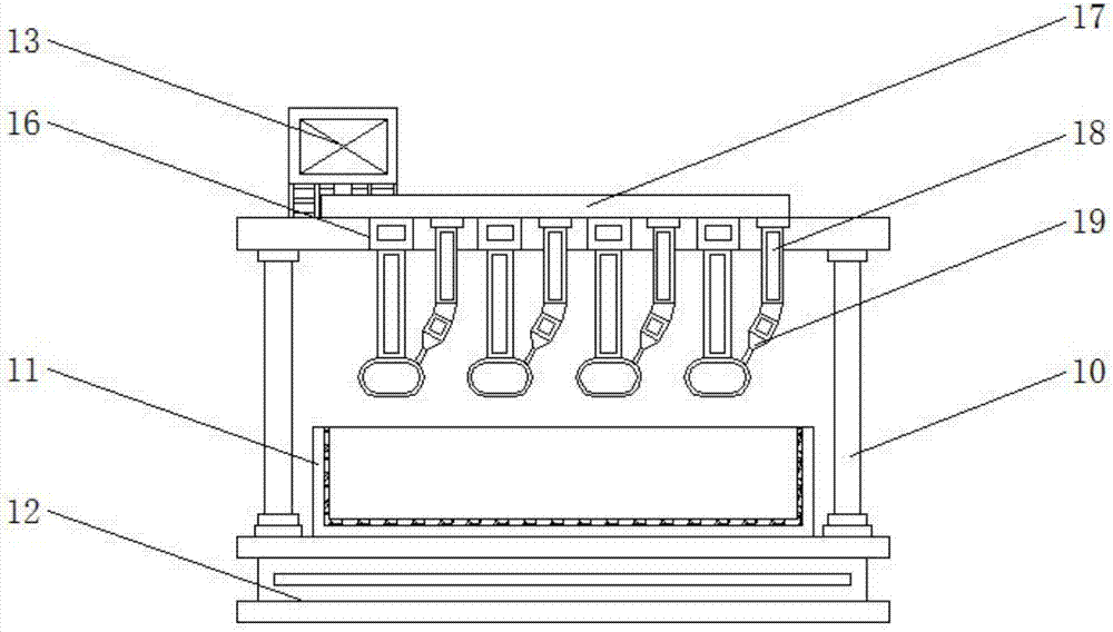 Electric kettle handle machining device