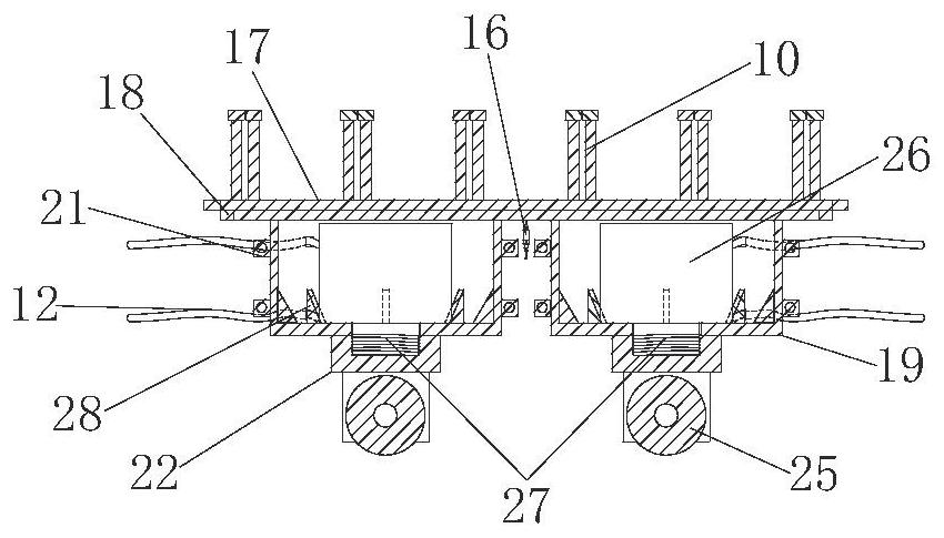 Roller type supporting leg, bridge swivel system and construction method