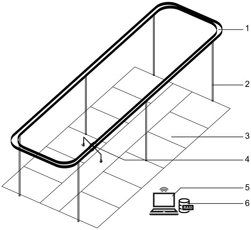 Field crop phenotypic information high-pass peer monitoring device and monitoring method