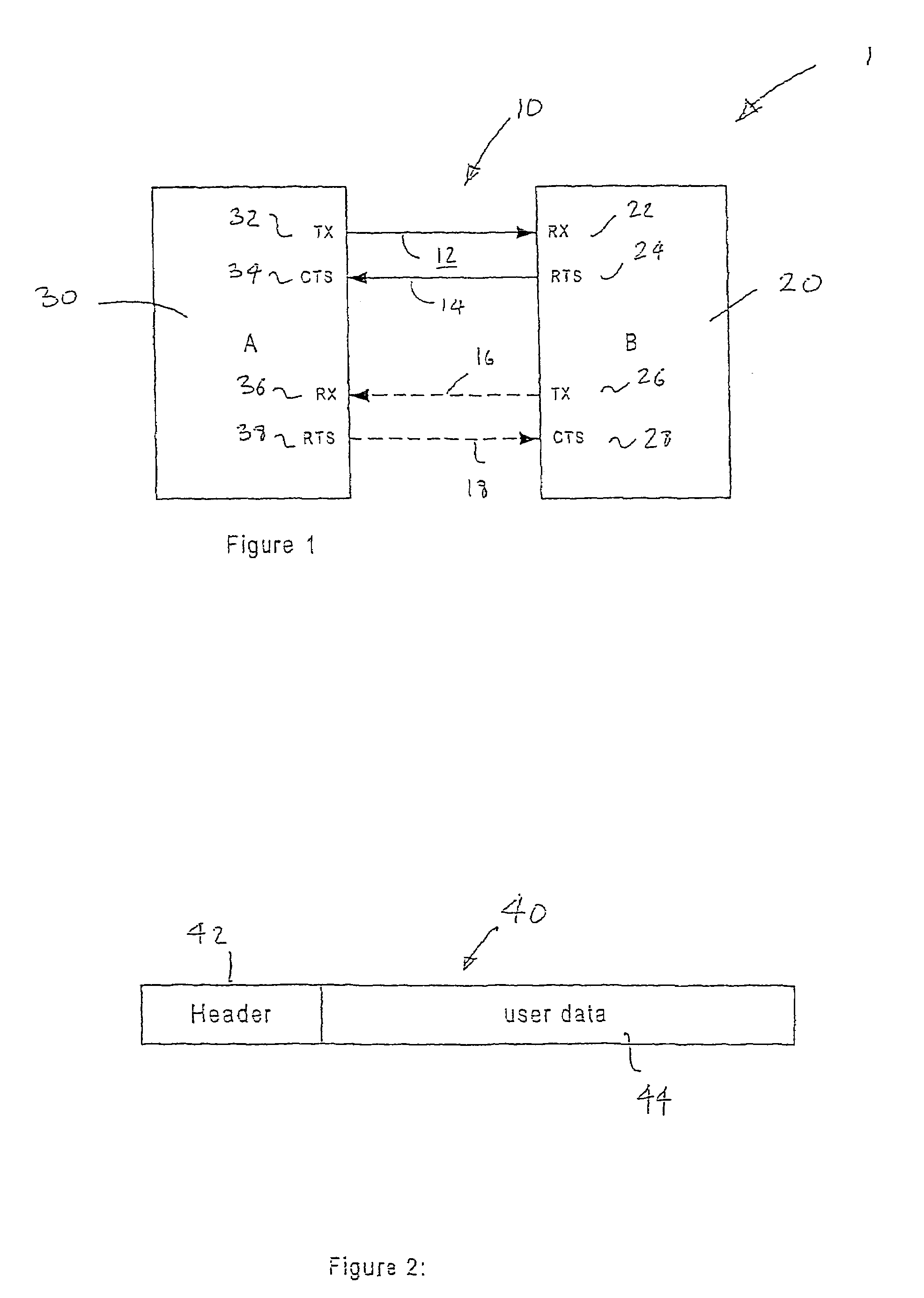 Asynchronous serial data interface