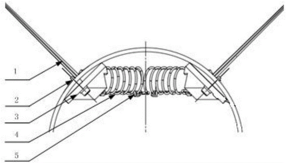 Unfolding and locking mechanism