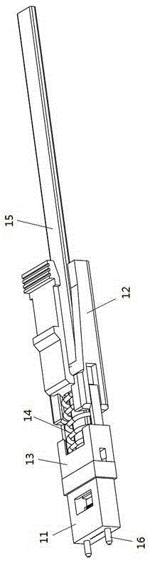 Optical fiber contact module