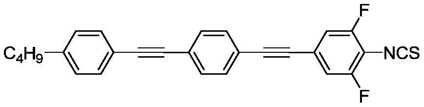 A kind of acetylene liquid crystal compound, preparation method and composition containing this compound and high frequency component containing this liquid crystal medium