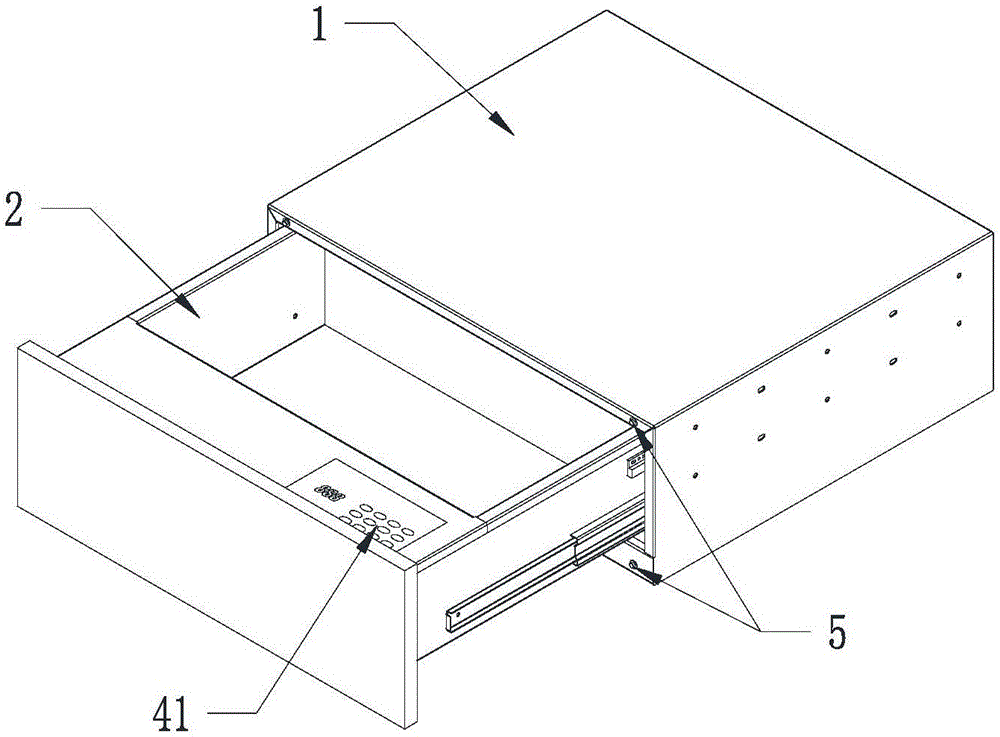 Electric password drawer