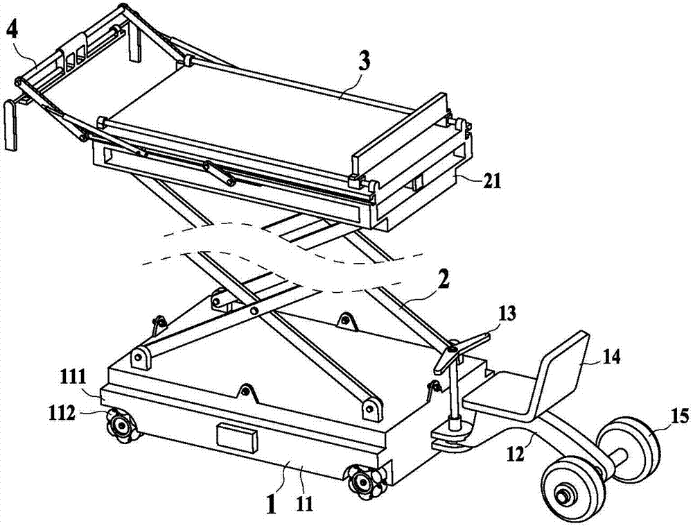 A scissor-type blister mold pick-and-place device