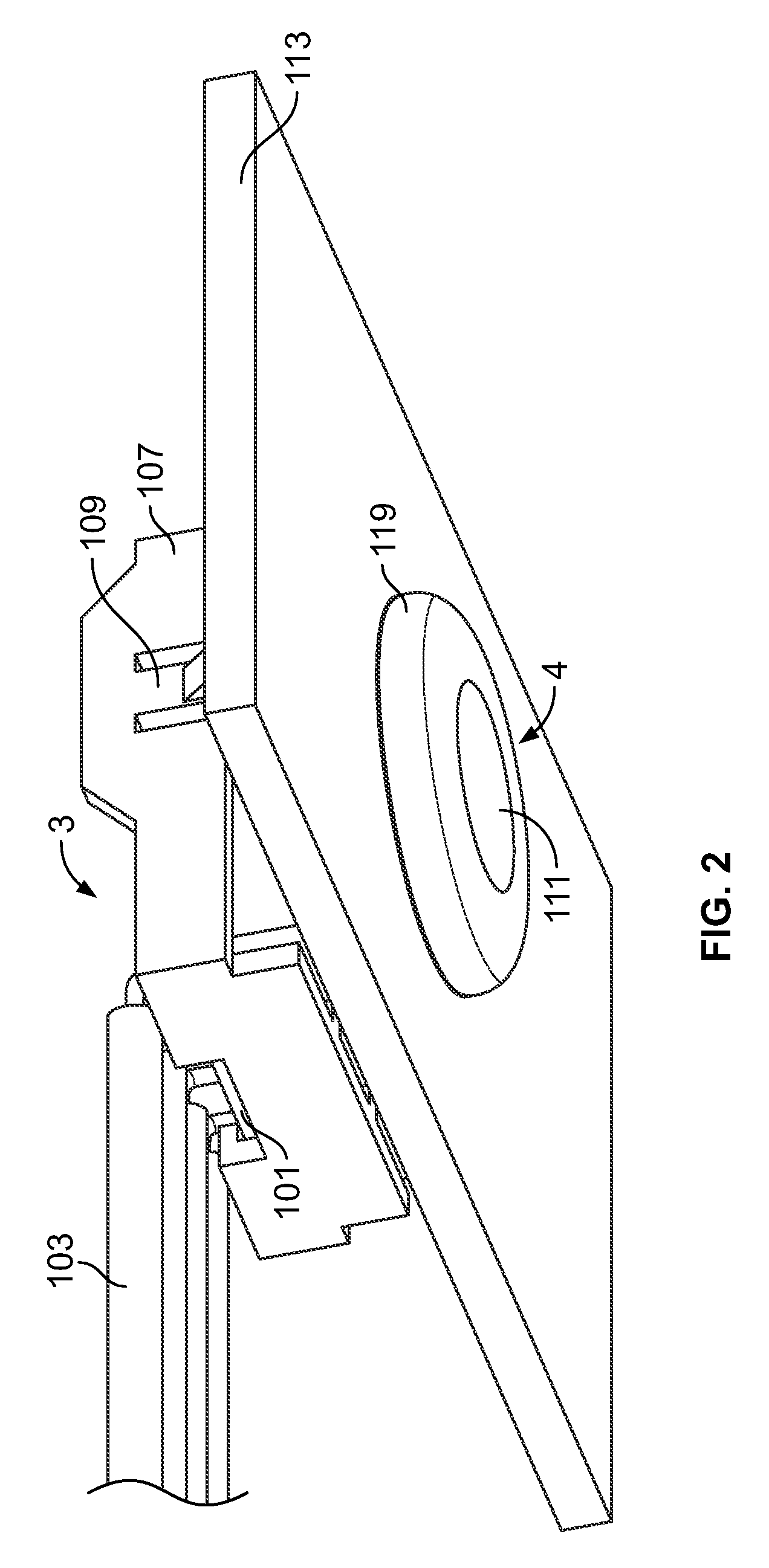 Panel mount light emitting element assembly