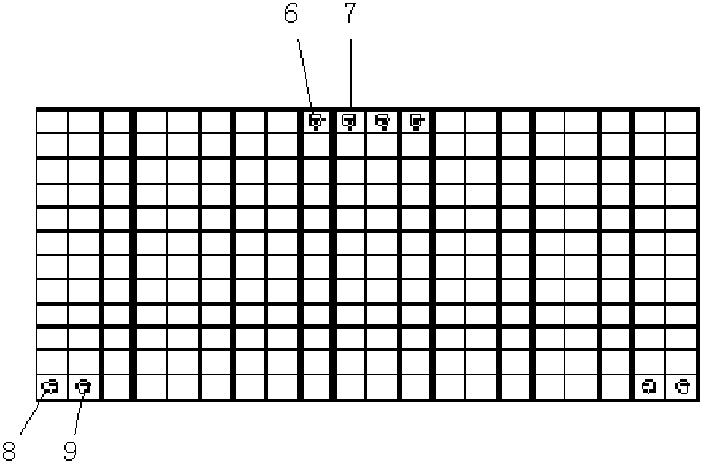 Distribution and arrangement method for triple-junction solar cell array